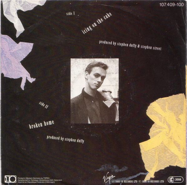 Stephen Tin Tin Duffy - Icing On The Cake Vinyl Singles Vinyl Very Good (VG) <br> Hoes Good Plus (G+)