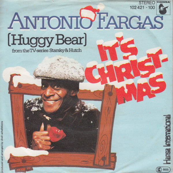 Antonio Fargas (Huggy Bear) - It's Christmas Vinyl Singles Vinyl Very Good (VG) <br> Hoes Good Plus (G+)