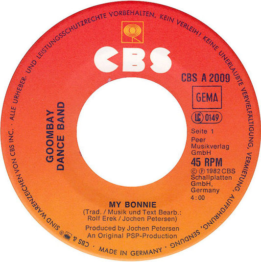 Goombay Dance Band - My Bonnie