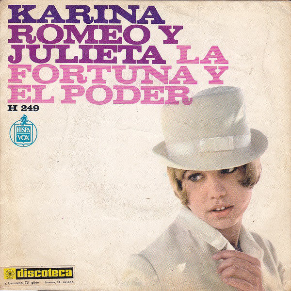 Karina - Romeo Y Julieta Vinyl Singles Vinyl Very Good (VG) <br> Hoes Good Plus (G+)