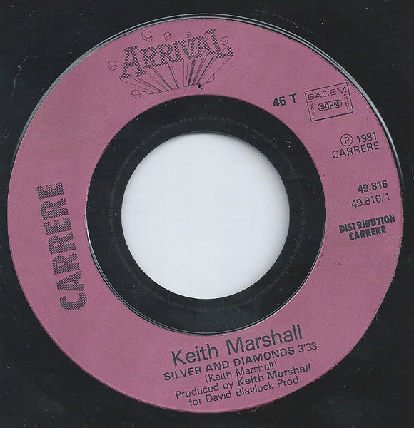 Keith Marshall - Silver And Diamonds Vinyl Singles