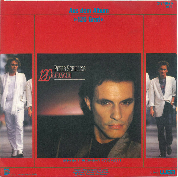 Peter Schilling - Region Vinyl Singles Vinyl Very Good (VG) <br> Hoes Good Plus (G+)