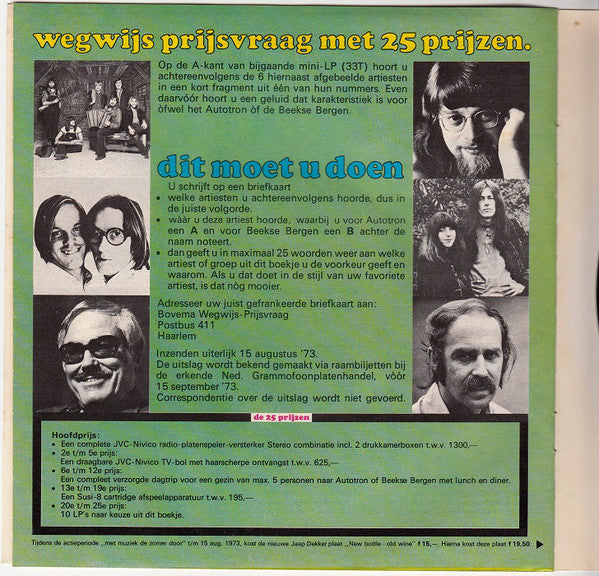 Various - Met Muziek De Zomer Door 43426 Vinyl Singles EP Vinyl Very Good (VG) <br> Hoes Good Plus (G+)