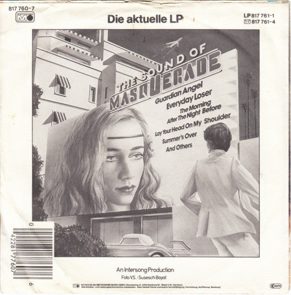 Masquerade - Everyday Loser Vinyl Singles Vinyl Very Good (VG) <br> Hoes Good Plus (G+)