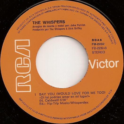 Whispers - I Can Make It Better Vinyl Singles