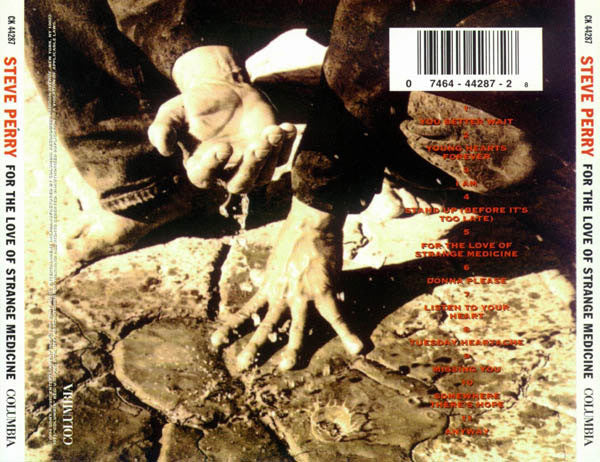 Steve Perry - For The Love Of Strange Medicine (CD) Compact Disc Vinyl Very Good (VG) <br> Hoes Good Plus (G+)