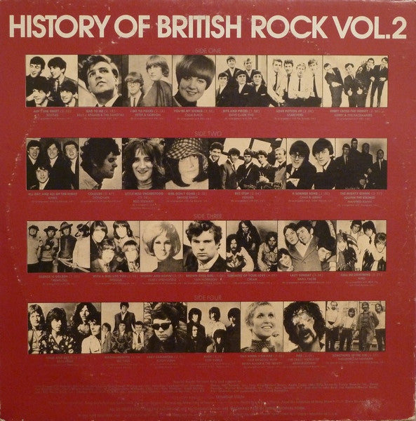 Various - History Of British Rock Vol. 2 (LP) Vinyl LP