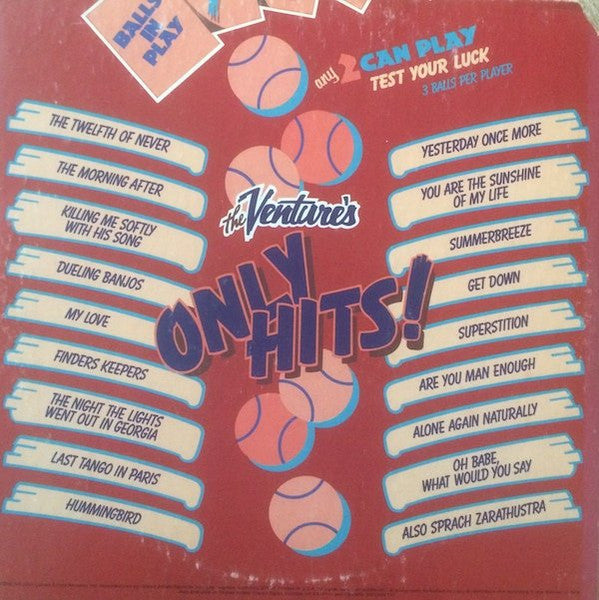 Ventures - Only Hits! (LP) Vinyl LP Vinyl Very Good (VG) <br> Hoes Good Plus (G+)