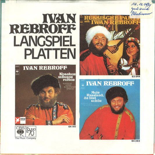 Ivan Rebroff - Mein Russland, Du Bist Schon 39528 Vinyl Singles Vinyl Zeer Goed / Hoesje Goed "VINYLSINGLES.NL"