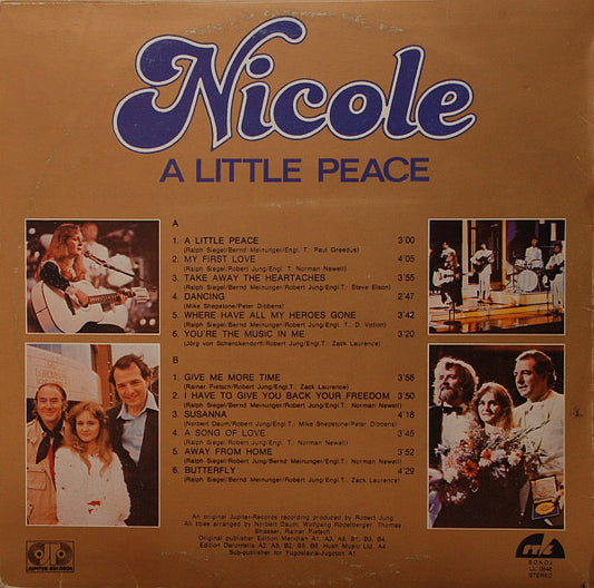 Nicole - A Little Peace (LP)