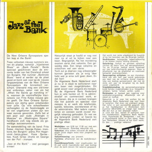 New Orleans Syncopators - Jazz At The Bank