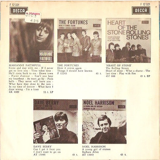 Fortunes - This Golden Ring Vinyl Singles Media VG+ \ Sleeve G+