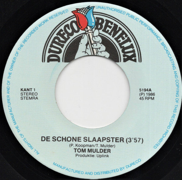 Tom Mulder - De Schone Slaapster Vinyl Singles
