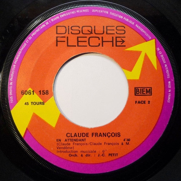 Claude François - Viens À La Maison Vinyl Singles