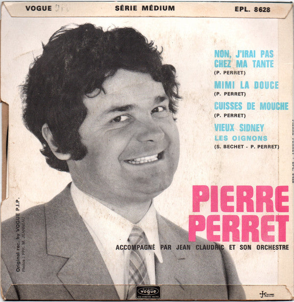 Pierre Perret - Non, J'irai Pas Chez Ma Tante Vinyl Singles EP Vinyl Very Good (VG) <br> Hoes Good Plus (G+)