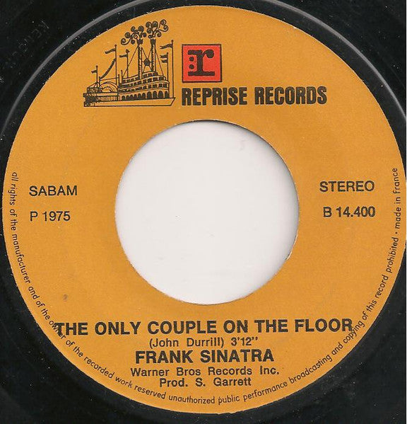 Frank Sinatra - I Believe I'm Gonna Love You Vinyl Singles Vinyl Very Good (VG) <br> Hoes Good Plus (G+)