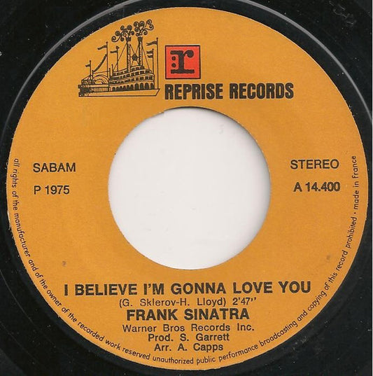 Frank Sinatra - I Believe I'm Gonna Love You