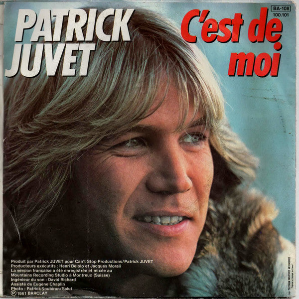 Patrick Juvet - Sans Amour Vinyl Singles Vinyl (VG) <br> Hoes (G+)
