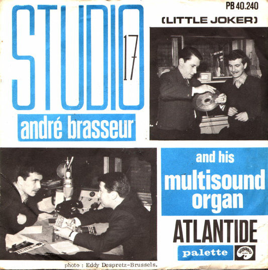 Andre Brasseur And His Multi-Sound Organ - Atlandide Vinyl Singles Vinyl Zeer Goed / Hoesje Goed "VINYLSINGLES.NL"