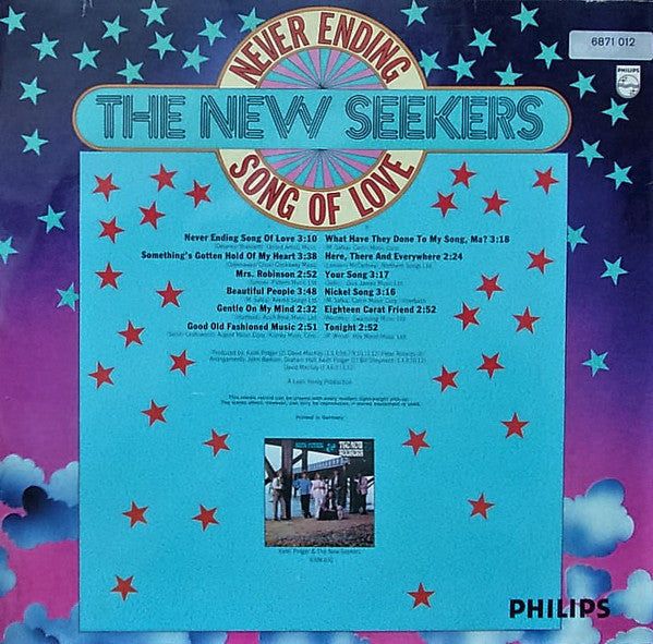 New Seekers - Never Ending Song Of Love (LP) Vinyl LP Vinyl Very Good (VG) <br> Hoes Good Plus (G+)