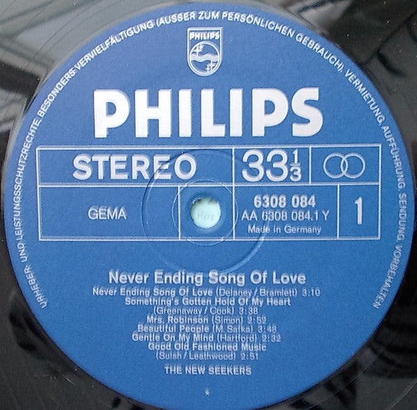 New Seekers - Never Ending Song Of Love (LP) Vinyl LP