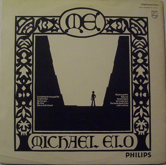 Michael Elo - Me (LP) Vinyl LP Vinyl Very Good (VG) <br> Hoes Good Plus (G+)