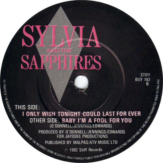 Sylvia & The Sapphires - Baby I'm A Fool For You