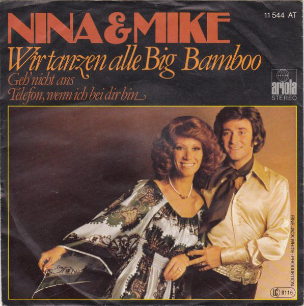 Nina & Mike - Wir Tanzen Alle Big Bamboo Vinyl Singles