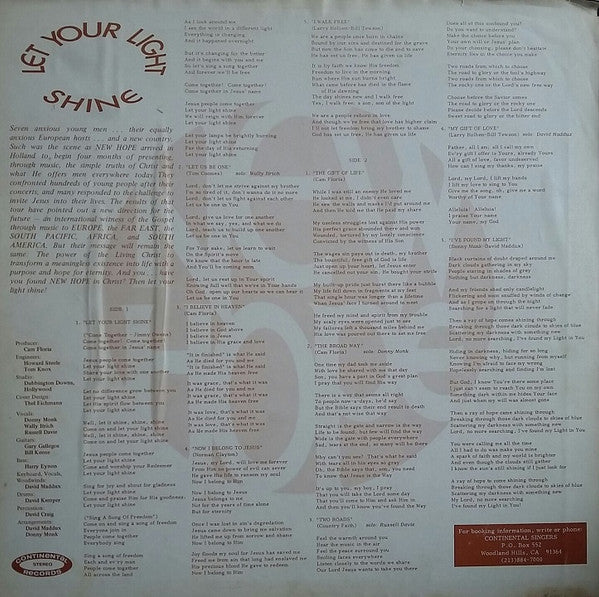 New Hope - Let Your Light Shine (LP) (B-Keus) Vinyl LP Vinyl Goed / Hoes Redelijk