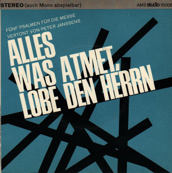 Various - Alles Was Atmet, Lobe Den Herrn (EP Vinyl Singles EP