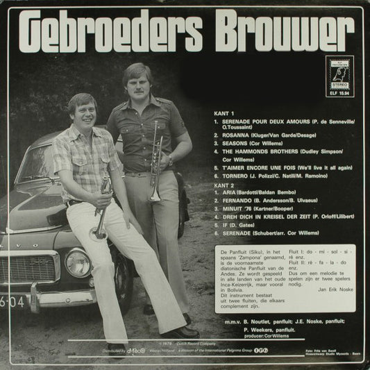 Gebroeders Brouwer - Serenade (LP) Vinyl LP Vinyl Zeer Goed / Hoesje Goed "VINYLSINGLES.NL"