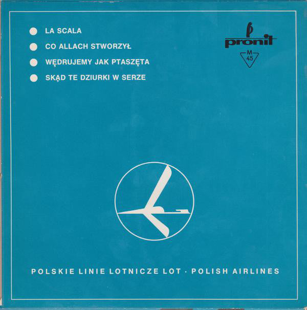 Warsaw Quartet - Latające Piosenki (Flying Songs By Warsaw Quartet) Vinyl Singles Vinyl Very Good (VG) <br> Hoes Good Plus (G+)