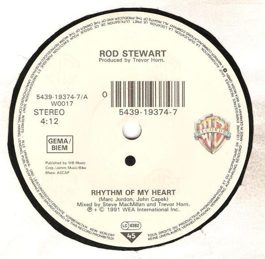 Rod Stewart - Rhythm Of My Heart