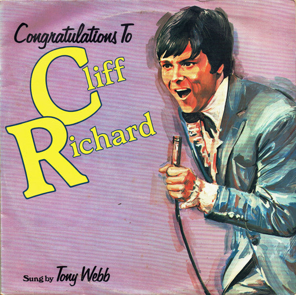 Tony Webb - Congratulations To Cliff Richard (LP) Vinyl LP