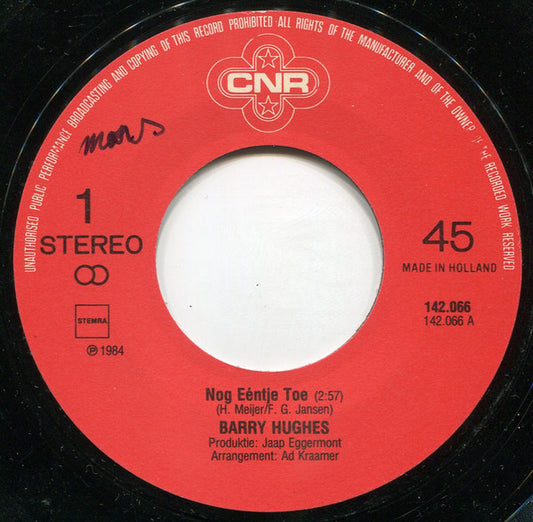 Barry Hughes - Nog Ééntje Toe