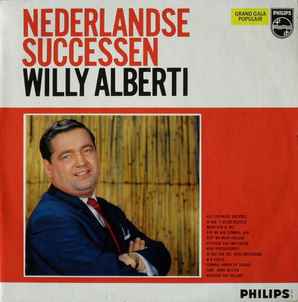 Willy Alberti - Nederlandse Successen (LP) Vinyl LP Vinyl Very Good (VG) <br> Hoes Good Plus (G+)