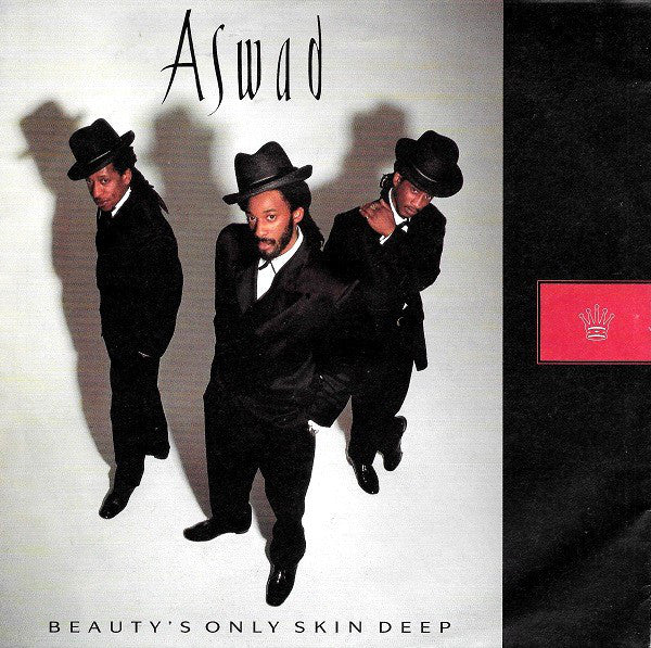 Aswad - Beauty's Only Skin Deep Vinyl Singles Vinyl Very Good (VG) <br> Hoes Good Plus (G+)