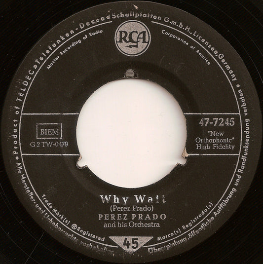 Perez Prado And His Orchestra - Patricia 40506 Vinyl Singles Vinyl Zeer Goed / Hoesje Generic "VINYLSINGLES.NL"