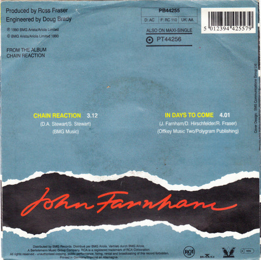 John Farnham - Chain Reaction - In Days To Come