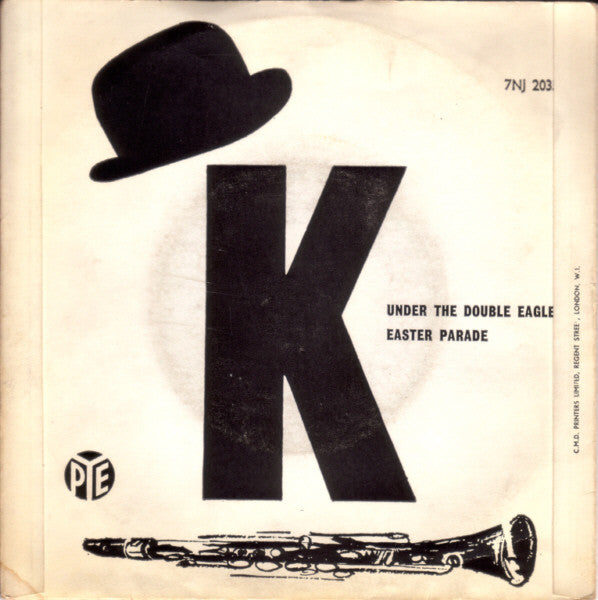 Acker Bilk - Under The Double Eagle Vinyl Singles Vinyl Very Good (VG) <br> Hoes Good Plus (G+)