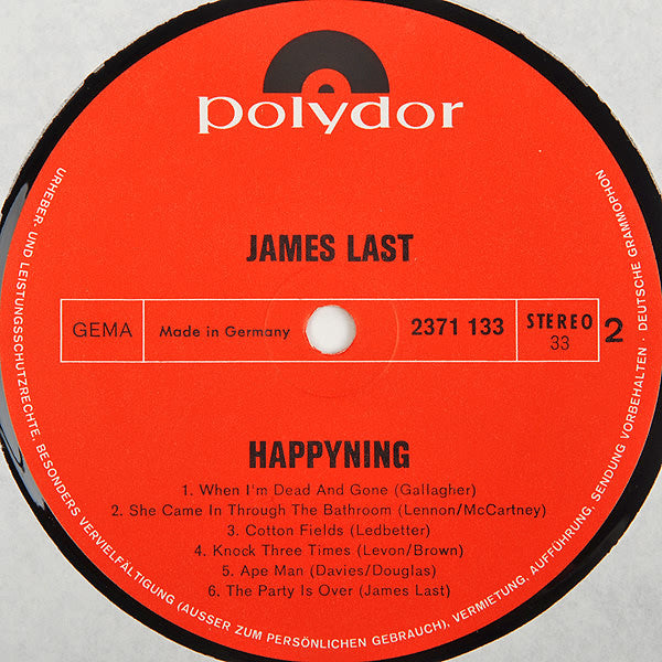James Last - Happyning (LP) Vinyl LP