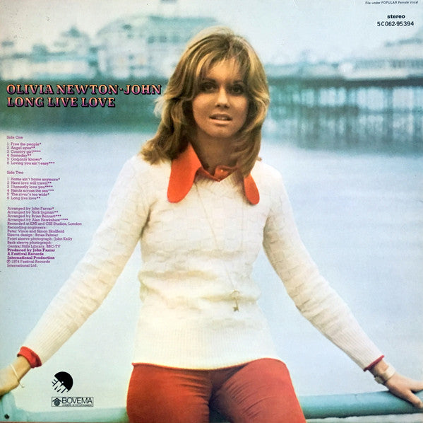Olivia Newton-John - Long Live Love (LP) Vinyl LP Vinyl Very Good (VG) <br> Hoes Good Plus (G+)