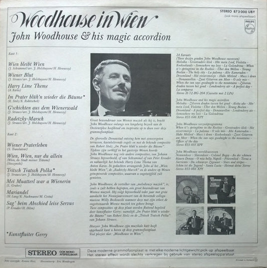 John Woodhouse - Woodhouse In Wien (LP) 42396 Vinyl LP Vinyl Zeer Goed / Hoesje Goed "VINYLSINGLES.NL"