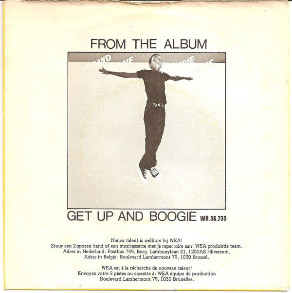 Freddie James - Get Up And Boogie 16293 Vinyl Singles Vinyl Very Good (VG) <br> Hoes Good Plus (G+)