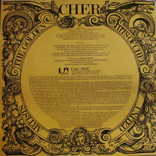 Cher - The Golden Hits Of Cher (LP)