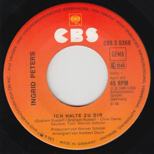 Ingrid Peters - Ich Halte Zu Dir