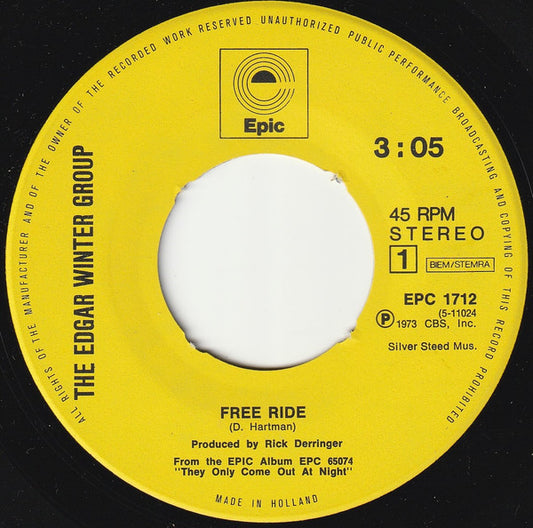 Edgar Winter Group – Free Ride