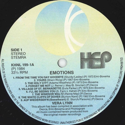 Vera Lynn - Emotions (LP) 45357 48205 49508 Vinyl LP Goede Staat