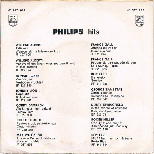 Willeke Alberti - Talisman Vinyl Singles Vinyl Zeer Goed / Hoesje Goed "VINYLSINGLES.NL"