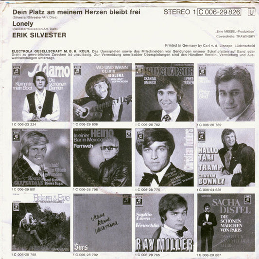 Erik Silvester - Dein Platz In Meinem Herzen Bleibt Frei 30668